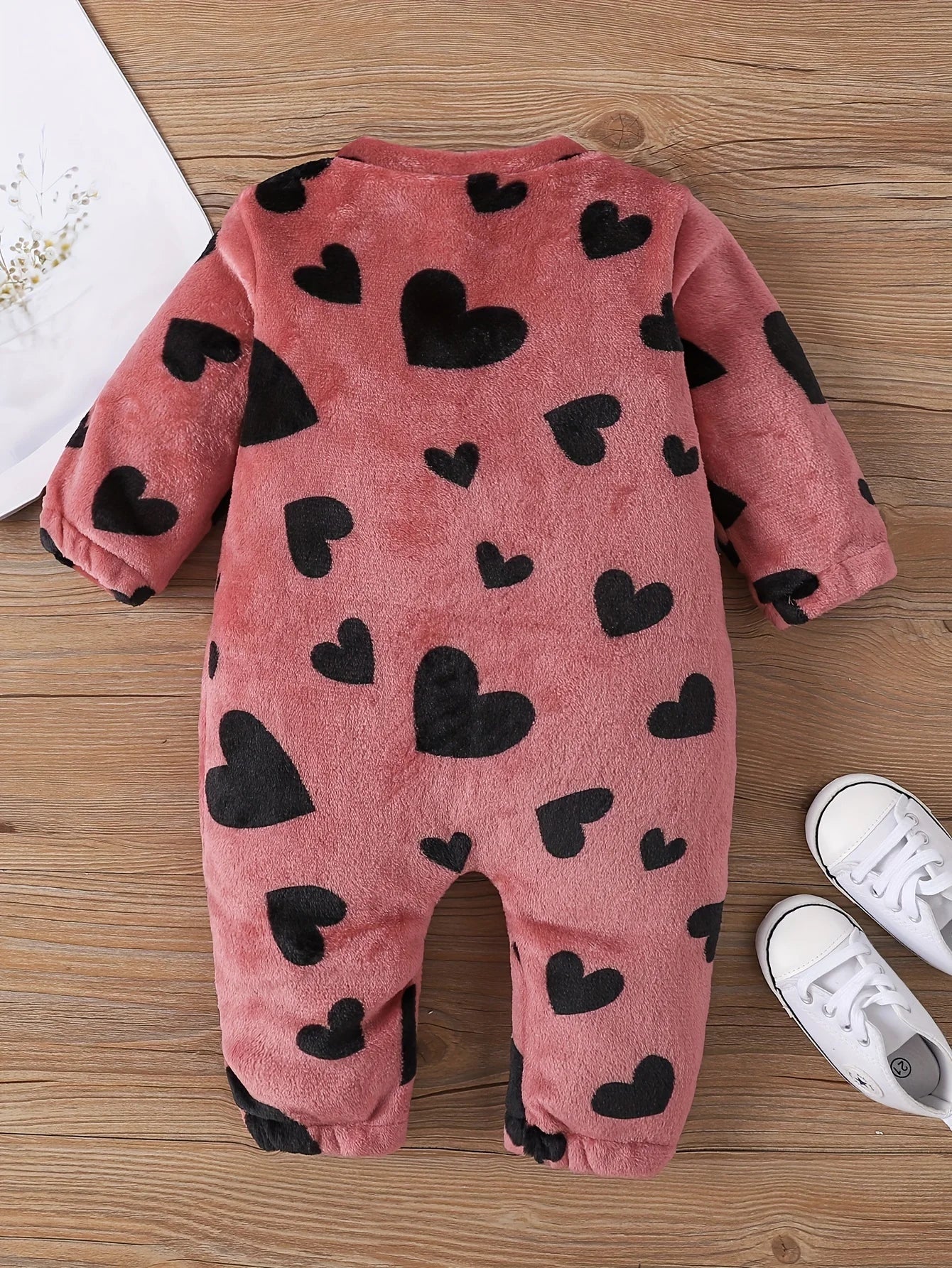 0-2Y Newborn Baby Rompers Spring Autumn Warm Fleece Boys Costume Baby Girls Clothing Lovely Overall Baby Outwear Jumpsuits ShopOnlyDeal