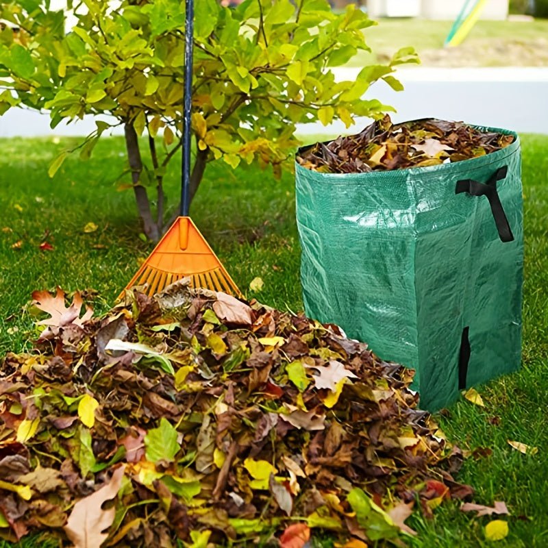 1 Pack, 53 Gallon Reusable Garden Garbage Bag - Gardening Container Green Leaf Bag for Collecting Yard Leaves and Debris ShopOnlyDeal