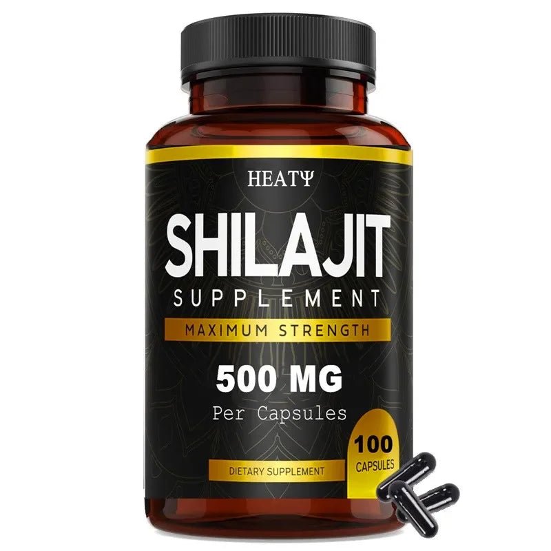 100% Organic Himalayan Shilajit Capsules - 500mg Pure Extract for Natural Antioxidant Support, Cognitive Enhancement, and Improved Wellness - Rich in Fulvic Acid & Minerals - Easy-to-Take Daily Supplement ShopOnlyDeal