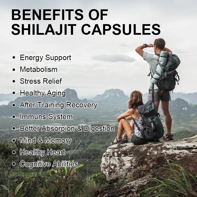 100% ORGANIC Shilajit CAPSULES Fulvic Acid - Premium PL-HEALTH Shilajit Extract Capsules - High-Quality, NSF Certified, GMP Compliant for Optimal Cellular Health, Enhanced Energy & Vitality, Convenient Daily Supplement for Revitalized Wellness" ShopOnlyDeal