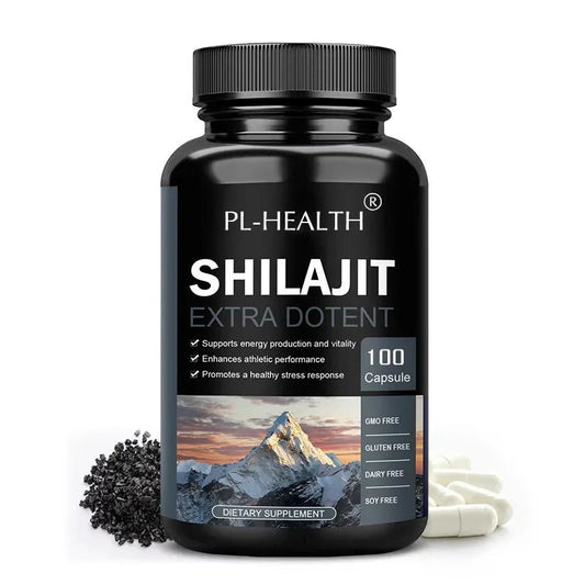 100% ORGANIC Shilajit CAPSULES Fulvic Acid - Premium PL-HEALTH Shilajit Extract Capsules - High-Quality, NSF Certified, GMP Compliant for Optimal Cellular Health, Enhanced Energy & Vitality, Convenient Daily Supplement for Revitalized Wellness" ShopOnlyDeal