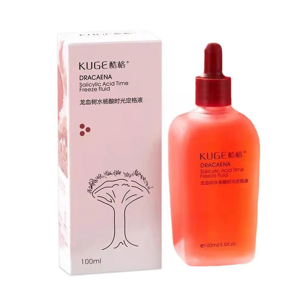 100ml Dragon Blood Salicylic Acid Time Freeze Fluid Serum Brightening Skin Rejuvenation Moisturizing Face Anti Aging Finely ShopOnlyDeal