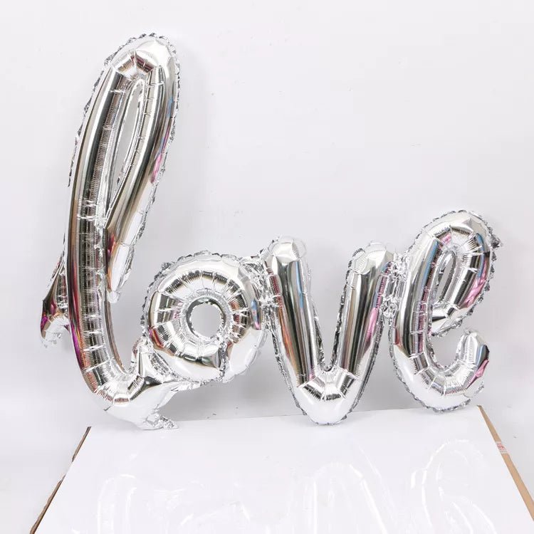 108cm LOVE Letter Foil Balloon - Wedding, Valentines, Anniversary, Birthday Party Decoration, Champagne Cup, Photo Booth Props 🎈❤️🥂 ShopOnlyDeal