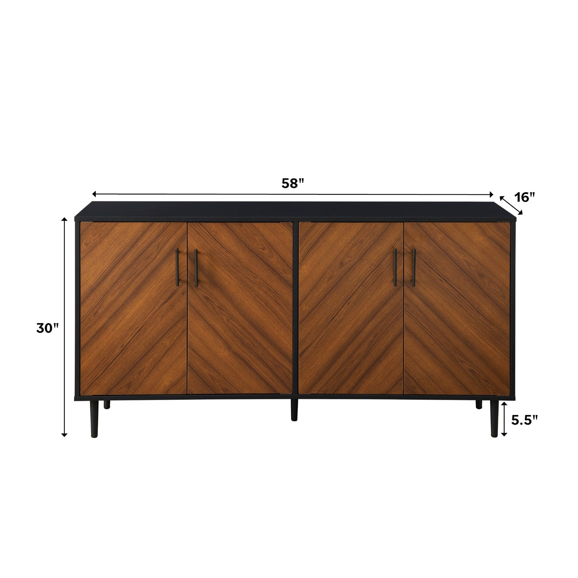 Bookmatch Hampton Buffet Sideboard Walker Edison