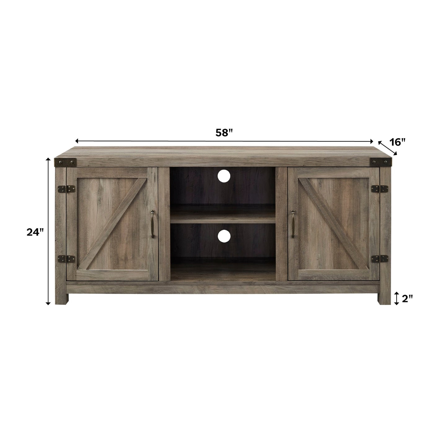 Barn Door TV Stand Walker Edison