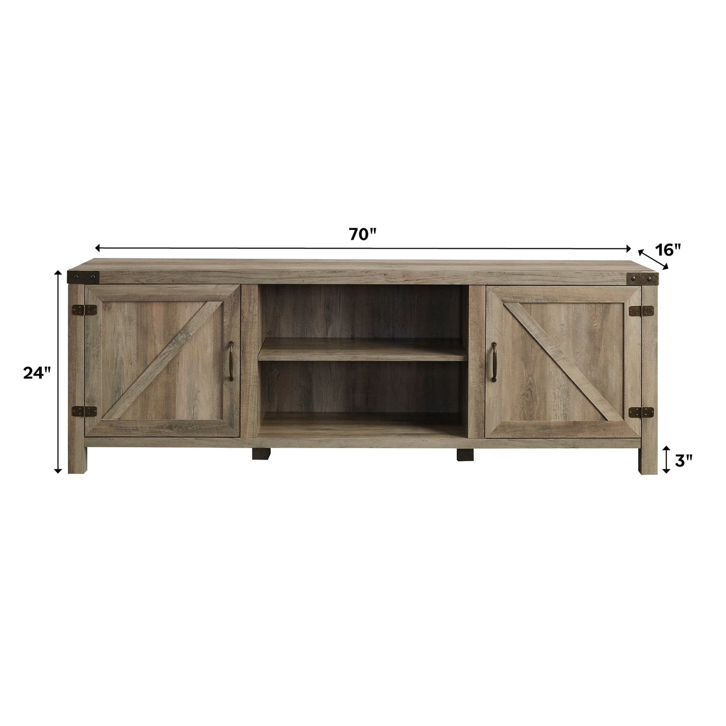 Barn Door TV Stand Walker Edison