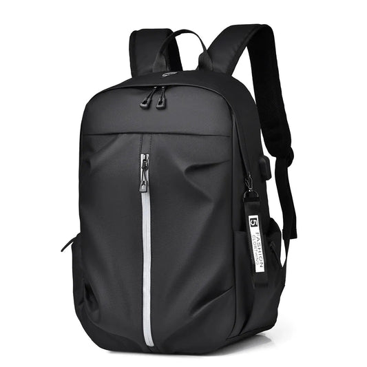 15.6 Inch Waterproof Pu Backpack Fashion Casual Men Multifunctional Usb Charging Commute Laptop Backpack ShopOnlyDeal
