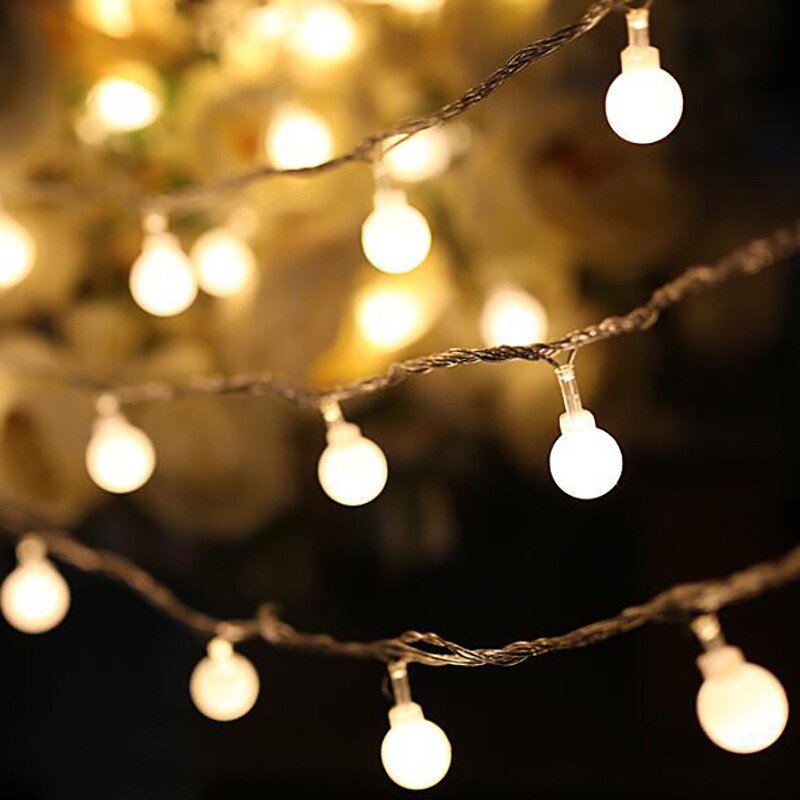 1.5M 10 led Garland AA Battery LED Rose Christmas Lights Holiday String Lights New Year Wedding Decoration Flower Bulbs LED Lamp ShopOnlyDeal