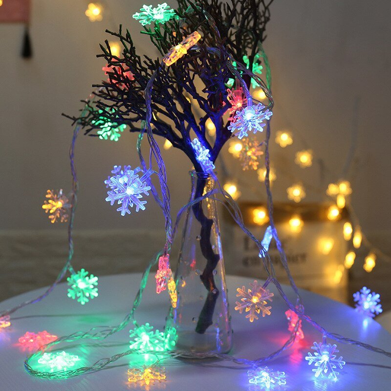 1.5M 10 led Garland AA Battery LED Rose Christmas Lights Holiday String Lights New Year Wedding Decoration Flower Bulbs LED Lamp ShopOnlyDeal