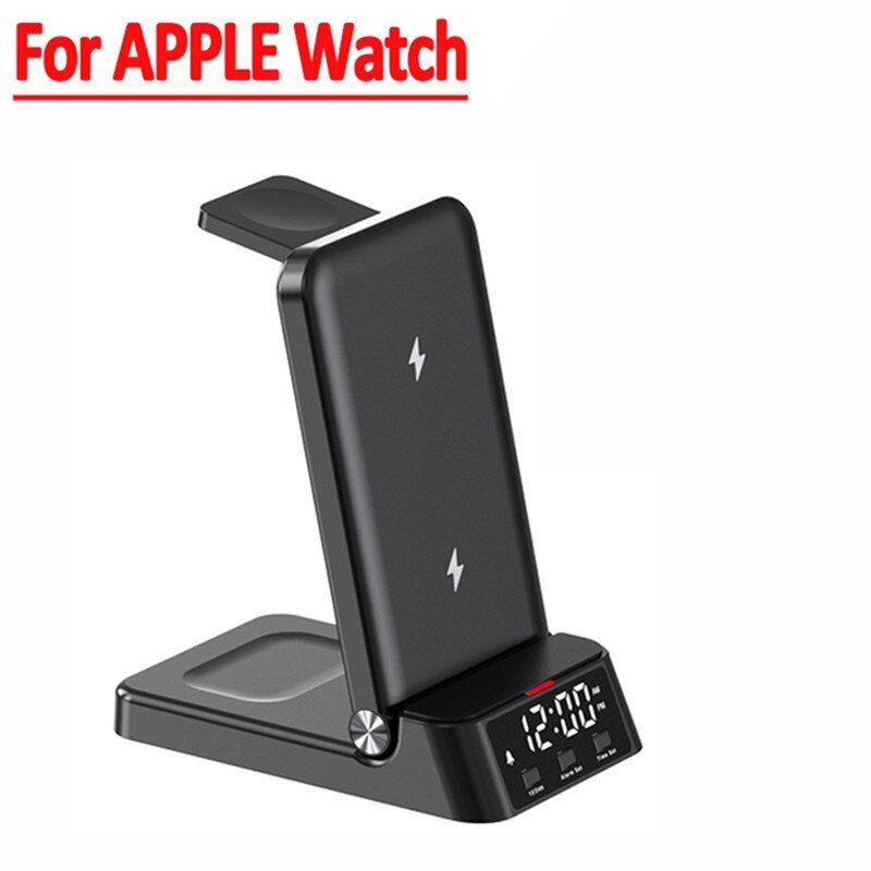 15W 4 In 1 Wireless Charger Stand For iPhone 14 13 12 11 X Samsung Galaxy S22 S21 Apple Watch Airpods Fast Charging Dock Station ShopOnlyDeal