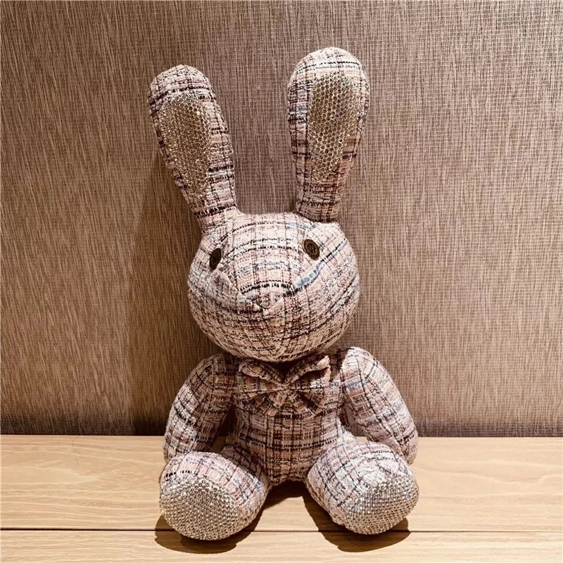 16 Styles Cute Diamond Inlaid Plush Dolls: Rabbit & Ragdoll Stuffed Toys - Perfect Light Luxury Gift for Kids, Girlfriends, and Weddings ShopOnlyDeal