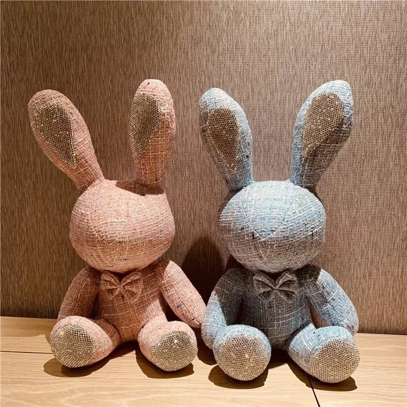 16 Styles Cute Diamond Inlaid Plush Dolls: Rabbit & Ragdoll Stuffed Toys - Perfect Light Luxury Gift for Kids, Girlfriends, and Weddings ShopOnlyDeal