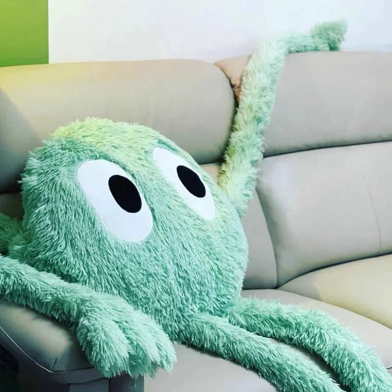 175CM Giant Swag Ferry Plush Green Pink Octopus Alien Monster Toy - Stuffed Long Arms & Legs Throw Boyfriend Pillow for Room Decor ShopOnlyDeal