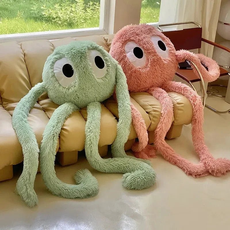 175CM Giant Swag Ferry Plush Green Pink Octopus Alien Monster Toy - Stuffed Long Arms & Legs Throw Boyfriend Pillow for Room Decor ShopOnlyDeal