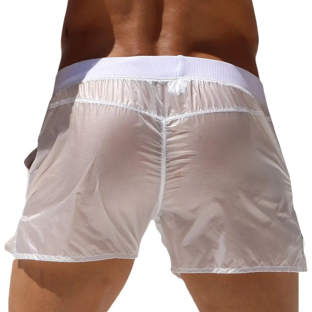 European and American Men's Swimming Trunks | Fully Transparent Design | Fashionable Men's Shorts | Versatile Linings Sports Pants | Beach Pants | Foreign Trade ShopOnlyDeal