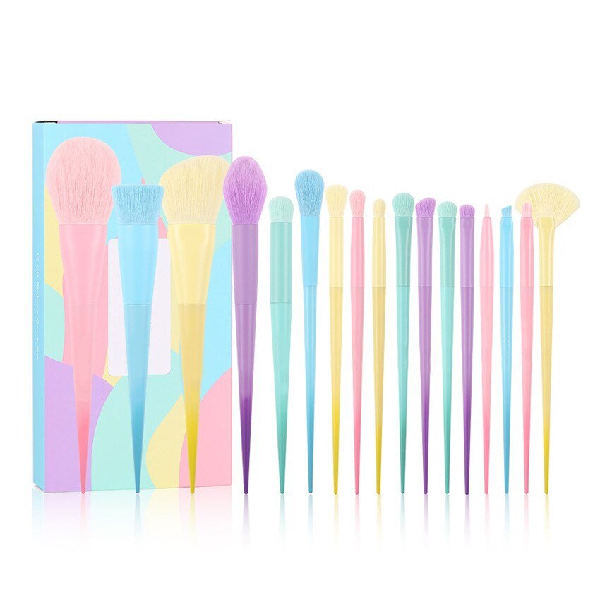 17pcs Professional Synthetic Hair Makeup Brushes Set for Powder, Foundation, Blush, Eyeshadow, Maquiagem ShopOnlyDeal