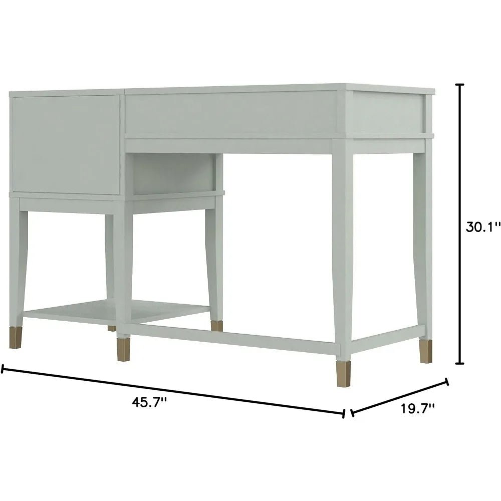 19.7D X 45.7W X 30.1H in Laptop Desk Organizer Westerleigh Lift-Top Computer Desk Green Office Desks Table Reading Gamer Motion ShopOnlyDeal