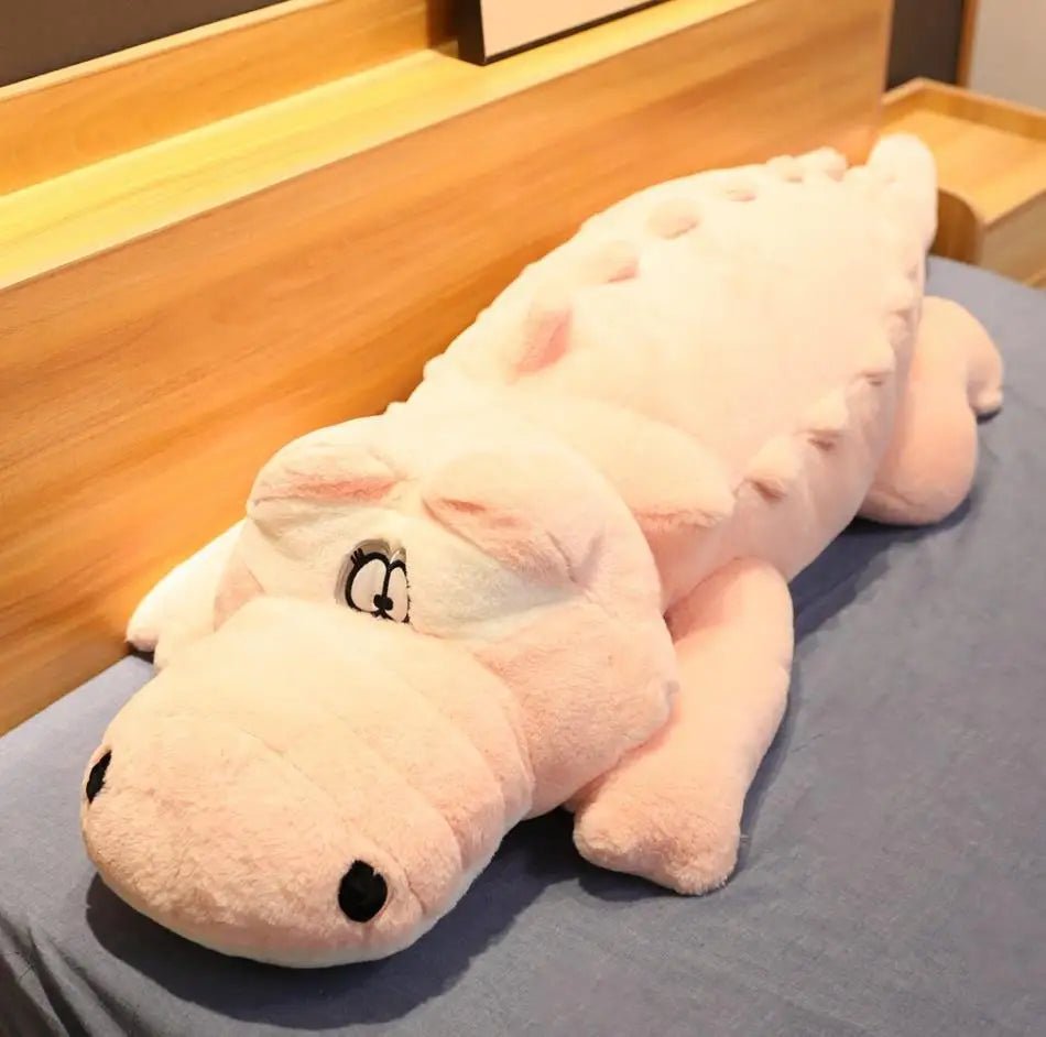 1pc 150CM Big Size Lying Crocodile Plush Pillow Mat Plush Crocodile Soft Stuffed Animal Toy Cartoon Plush Dolls Kids Girl Gift ShopOnlyDeal