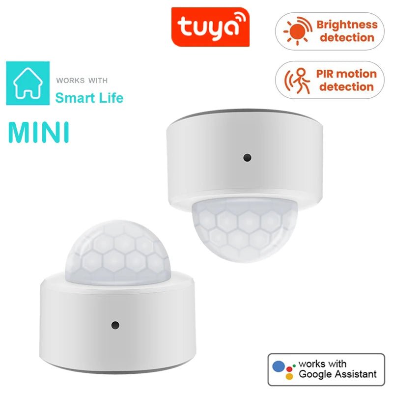 2-in-1 Zigbee Mini PIR Motion Detector + Bright Lux Light | Passive Infrared Security Burglar Alarm Sensor ShopOnlyDeal