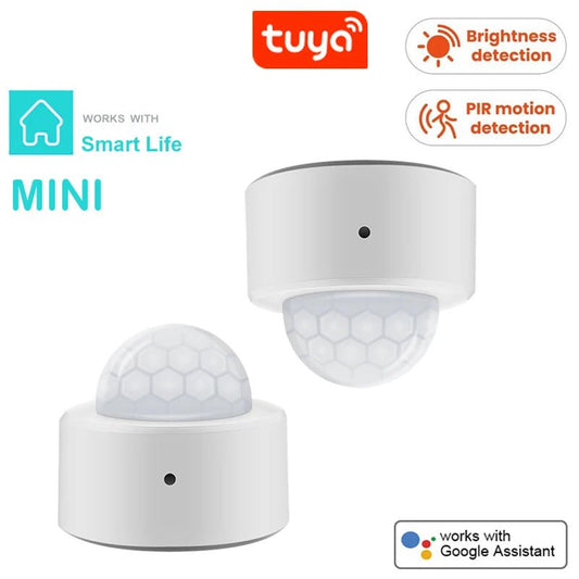 2-in-1 Zigbee Mini PIR Motion Detector + Bright Lux Light | Passive Infrared Security Burglar Alarm Sensor ShopOnlyDeal