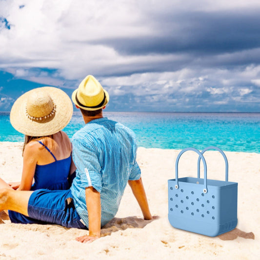 2023 Summer Beach Bags Rubber Waterproof Sandproof Outdoor Tote Bag Portable Travel Storage Bags Sports Handbag Organization Box ShopOnlyDeal
