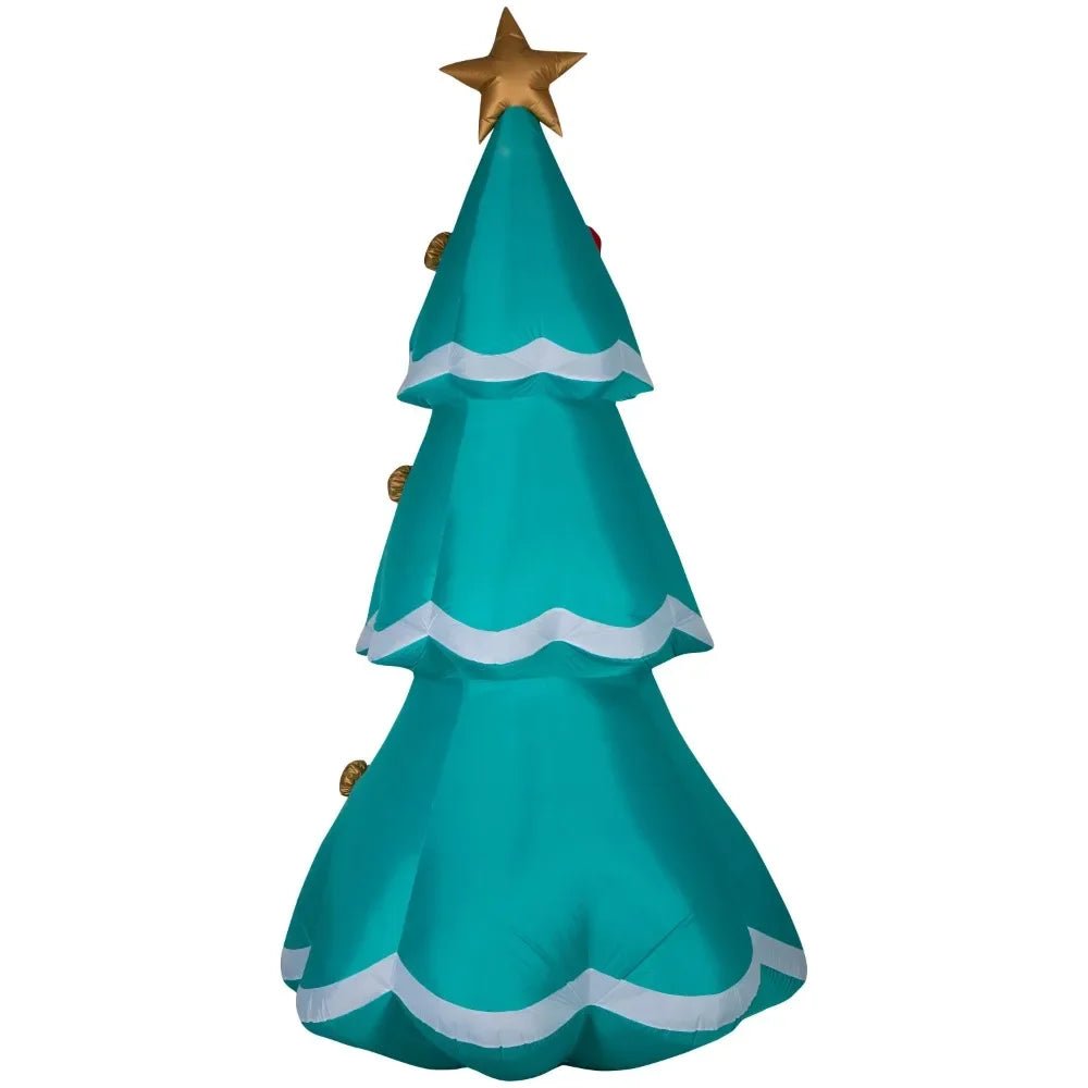 2024 Airblown Inflatables 10-Foot Christmas Tree Inflatable - Outdoor Holiday Decorations for a Merry Home - Festive Christmas Outside Decoration Supplies ShopOnlyDeal