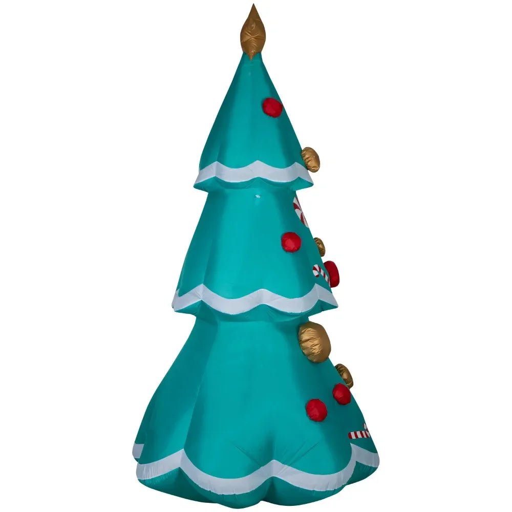 2024 Airblown Inflatables 10-Foot Christmas Tree Inflatable - Outdoor Holiday Decorations for a Merry Home - Festive Christmas Outside Decoration Supplies ShopOnlyDeal