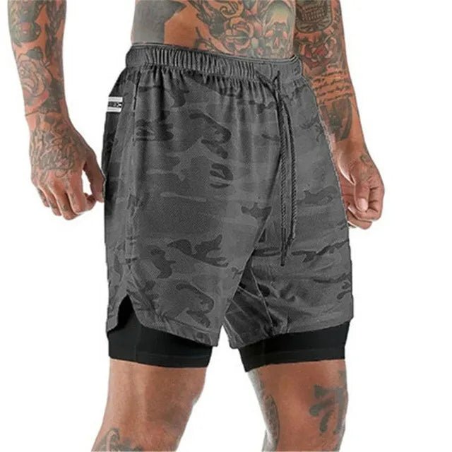 2024 Double-Deck 2-in-1 Men's Running Shorts | Summer Sportswear for Training & Workout ShopOnlyDeal