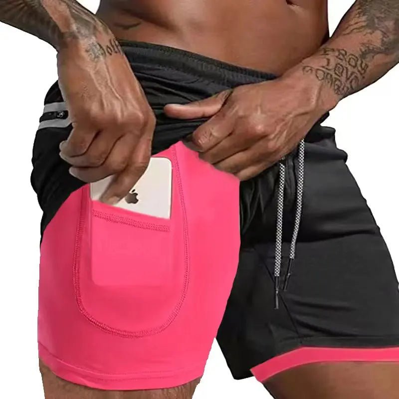 2024 Double-Deck 2-in-1 Men's Running Shorts | Summer Sportswear for Training & Workout ShopOnlyDeal