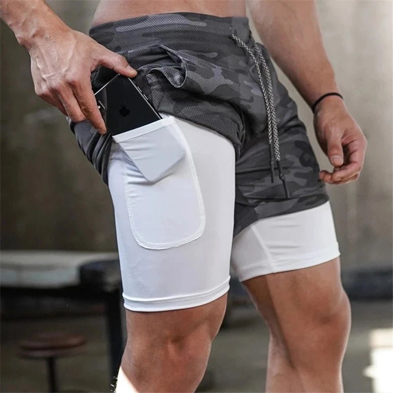 2024 Double-Deck 2-in-1 Men's Running Shorts | Summer Sportswear for Training & Workout ShopOnlyDeal