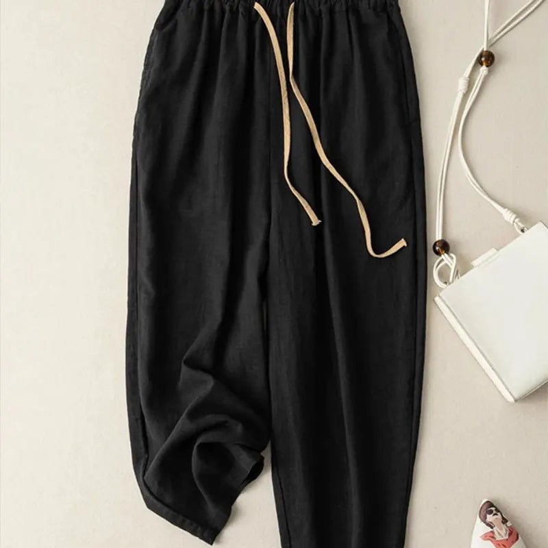 2024 Elegant Fashion Slim Fit Female Clothes | Loose Casual All Match Wide Leg Pants | Solid High Waist Straight Leg Pants ShopOnlyDeal