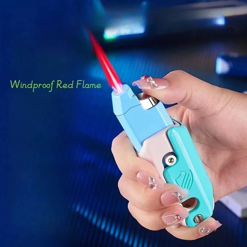 2024 Gravity Radish Decompression Inflatable Gas Turbine Torch | High Flame Lighter | Outdoor Portable Toy | Men's Gift ShopOnlyDeal