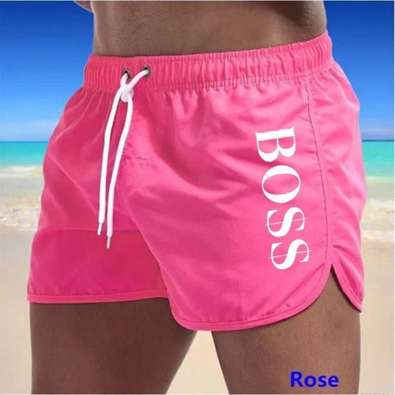 2024 Men's Summer Swimsuits | Beach Board Shorts with Mesh Lining | Male Swimwear & Swimming Trunks | Athletic Bathing Suit ShopOnlyDeal