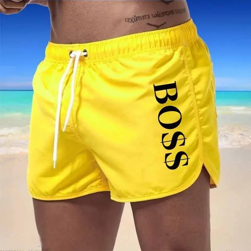 2024 Men's Summer Swimsuits | Beach Board Shorts with Mesh Lining | Male Swimwear & Swimming Trunks | Athletic Bathing Suit ShopOnlyDeal