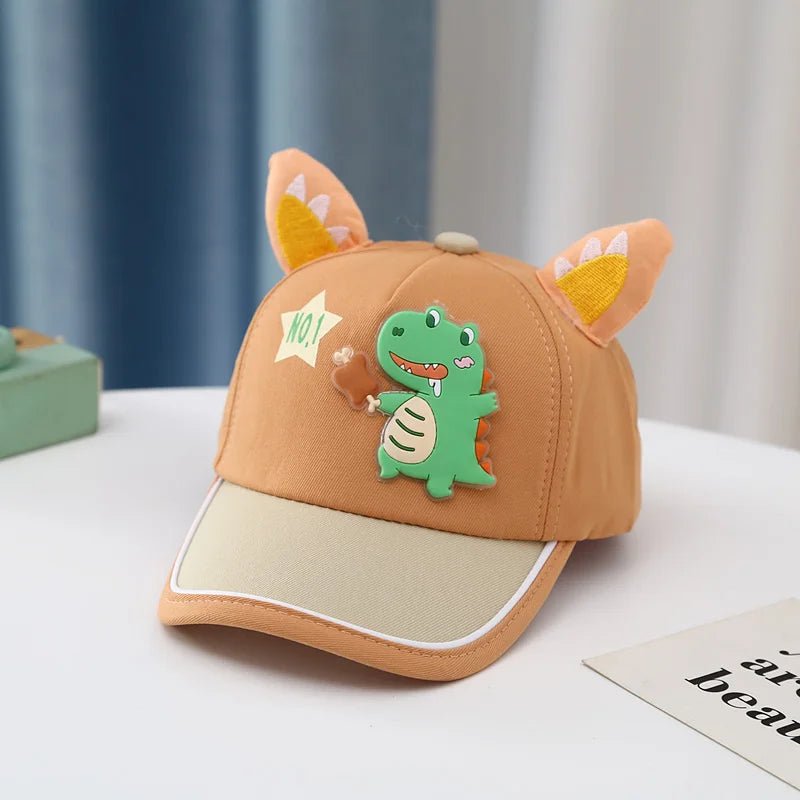 2024 New Cartoon Dinosaur Kids Peaked Cap | Toddler Baby Sun Hat | Adjustable Gorras Bonnet | Outdoor Children's Baseball Hat ShopOnlyDeal