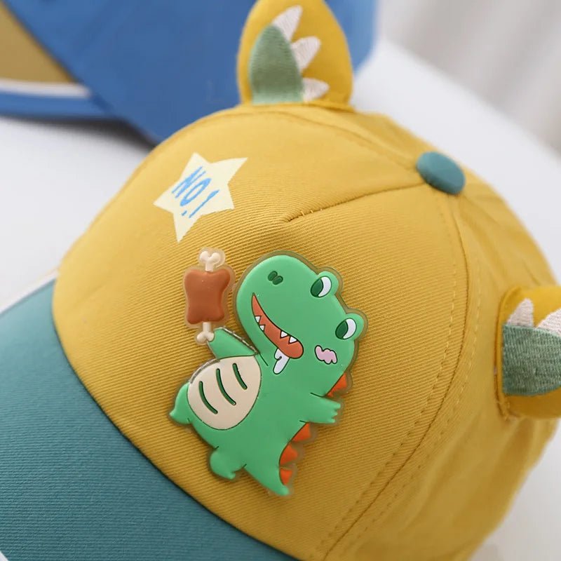 2024 New Cartoon Dinosaur Kids Peaked Cap | Toddler Baby Sun Hat | Adjustable Gorras Bonnet | Outdoor Children's Baseball Hat ShopOnlyDeal