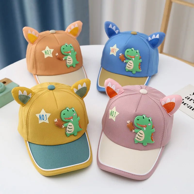 2024 New Cartoon Dinosaur Kids Peaked Cap | Toddler Baby Sun Hat | Adjustable Gorras Bonnet | Outdoor Children's Baseball Hat ShopOnlyDeal