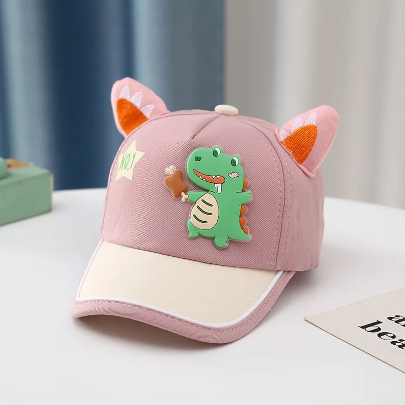 2024 New Cartoon Dinosaur Kids Peaked Cap | Toddler Baby Sun Hat | Adjustable Gorras Bonnet | Outdoor Children's Baseball Hat ShopOnlyDeal