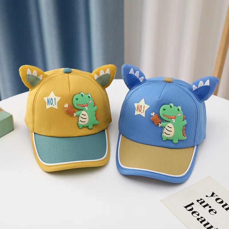 2024 New Cartoon Dinosaur Kids Peaked Cap | Toddler Baby Sun Hat | Adjustable Gorras Bonnet | Outdoor Children's Baseball Hat ShopOnlyDeal