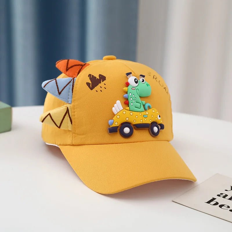 2024 New Cartoon Dinosaur Kids Peaked Cap | Toddler Baby Sun Hat | Adjustable Gorras Bonnet | Outdoor Children's Baseball Hat ShopOnlyDeal