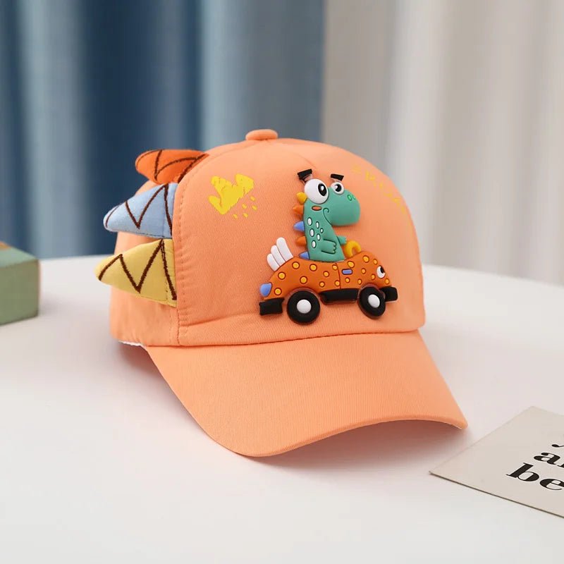 2024 New Cartoon Dinosaur Kids Peaked Cap | Toddler Baby Sun Hat | Adjustable Gorras Bonnet | Outdoor Children's Baseball Hat ShopOnlyDeal