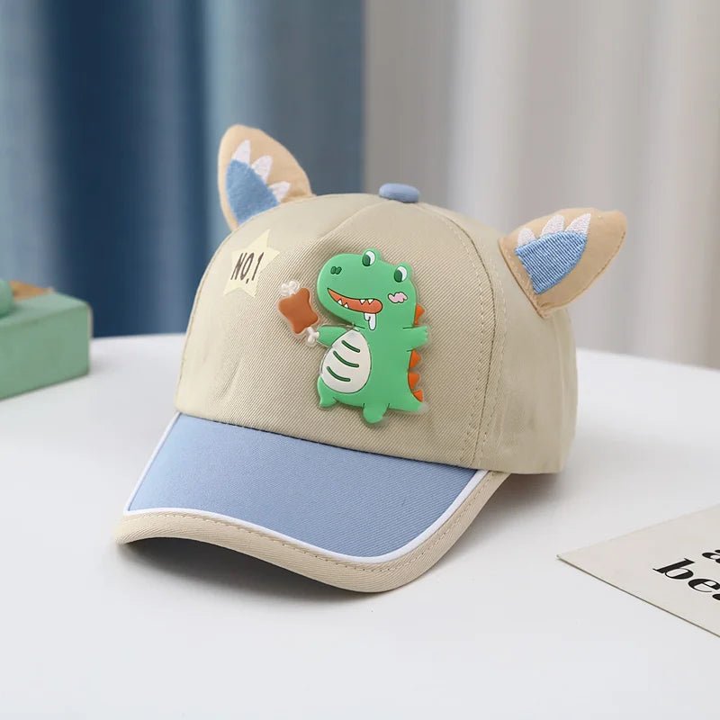 2024 New Cartoon Dinosaur Kids Peaked Cap | Toddler Baby Sun Hat | Adjustable Gorras Bonnet | Outdoor Children's Baseball Hat ShopOnlyDeal