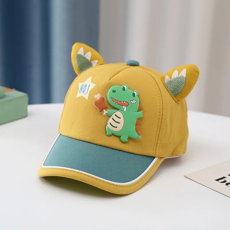 2024 New Cartoon Dinosaur Kids Peaked Cap | Toddler Baby Sun Hat | Adjustable Gorras Bonnet | Outdoor Children's Baseball Hat ShopOnlyDeal