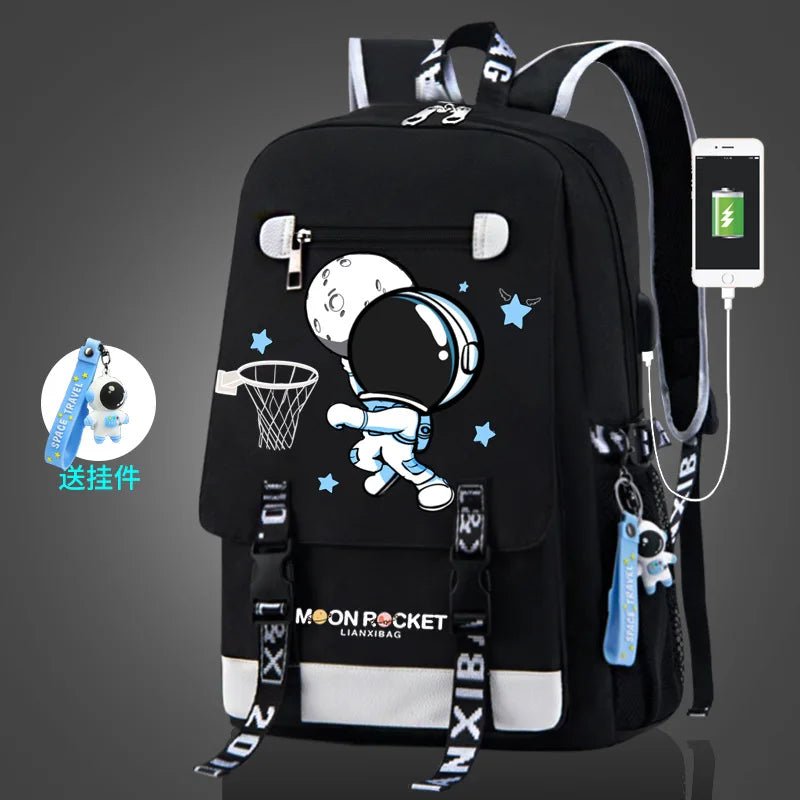 2024 New Kids Backpack Cartoon Astronaut | Teenagers Schoolbag Primary Waterproof Backpack | Boys Girls Orthopedic Mochila Infantile ShopOnlyDeal