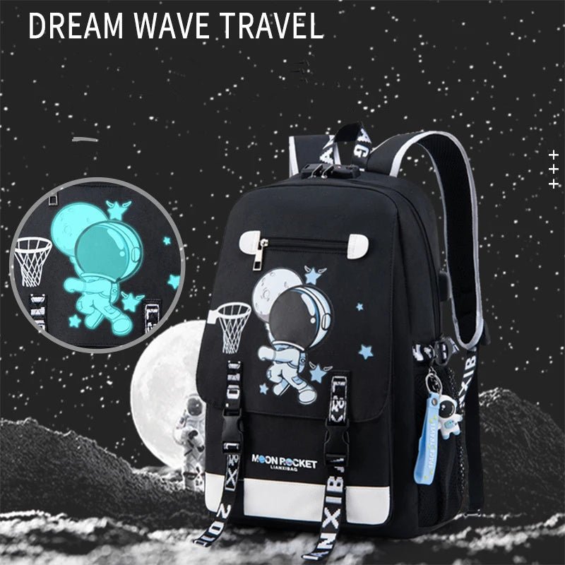 2024 New Kids Backpack Cartoon Astronaut | Teenagers Schoolbag Primary Waterproof Backpack | Boys Girls Orthopedic Mochila Infantile ShopOnlyDeal