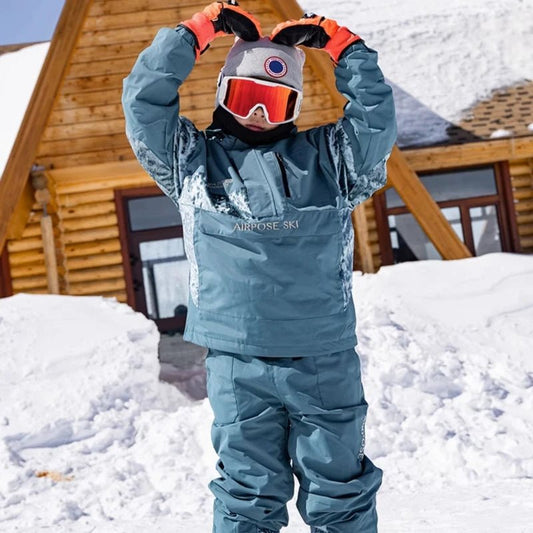 2024 New Kids Snowboard Sets | Warm Outdoor Ski Jacket & Suit for Girls and Boys - Windproof Waterproof Hooded Winter Clothing ShopOnlyDeal