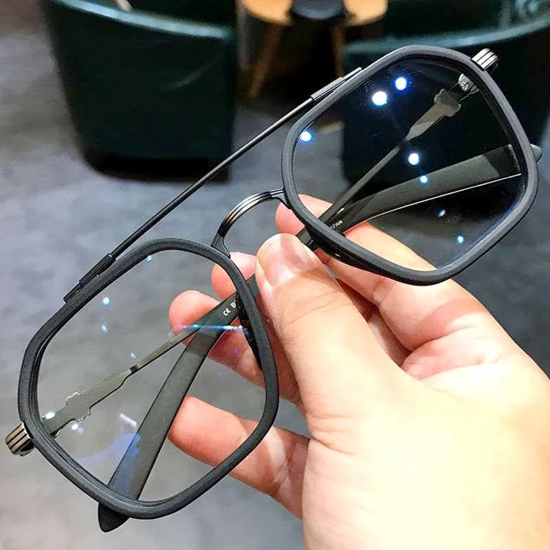 2024 New Oversized Frame Sunglasses: Fashionable Anti-Blue Light Transparent Glasses for Women and Men - UV400 Eyewear ShopOnlyDeal