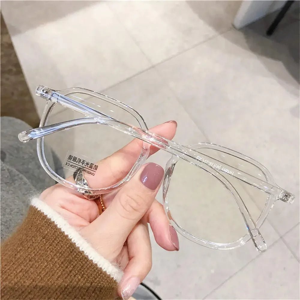 2024 New Oversized Frame Sunglasses: Fashionable Anti-Blue Light Transparent Glasses for Women and Men - UV400 Eyewear ShopOnlyDeal