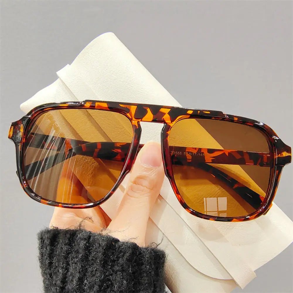 2024 New Oversized Frame Sunglasses: Fashionable Anti-Blue Light Transparent Glasses for Women and Men - UV400 Eyewear ShopOnlyDeal