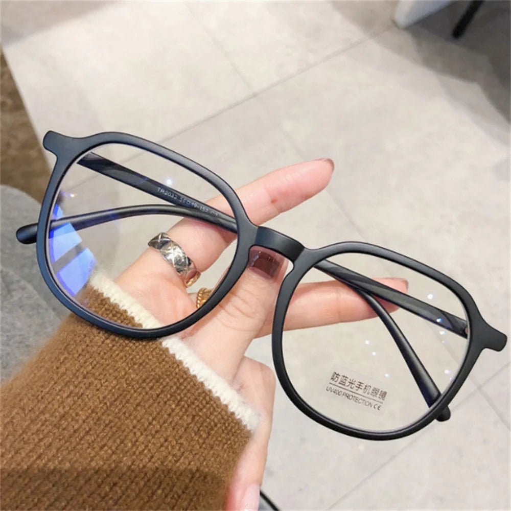 2024 New Oversized Frame Sunglasses: Fashionable Anti-Blue Light Transparent Glasses for Women and Men - UV400 Eyewear ShopOnlyDeal